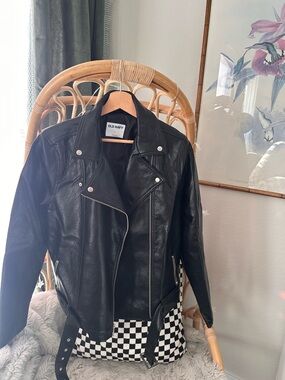 Leather jacket / size L